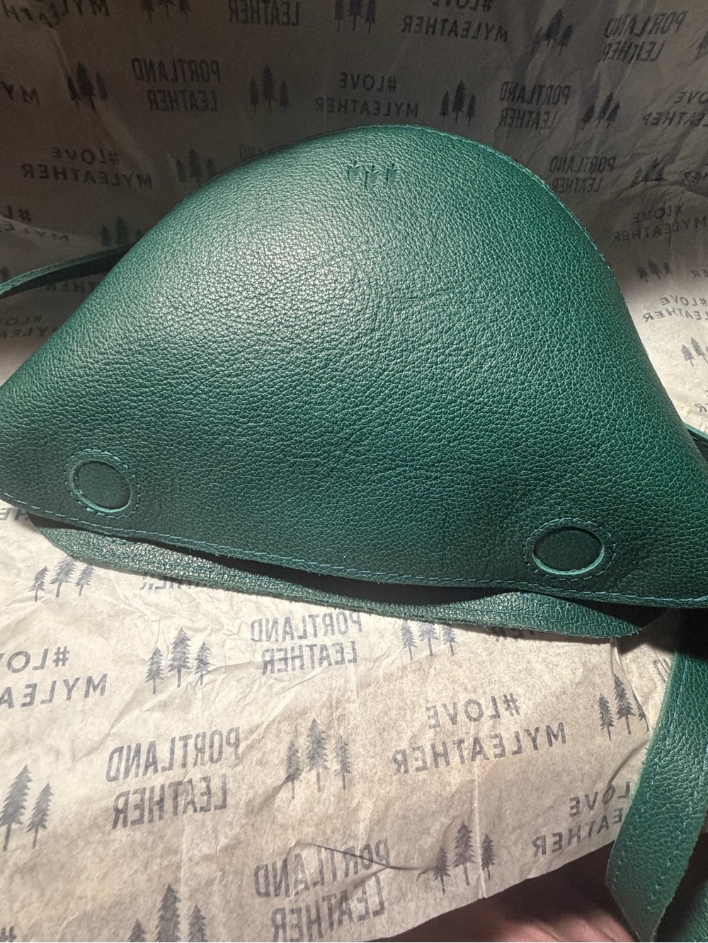 Portland Leather Koala sea glass Crossbody/sling Bag - Picture 8 of 8